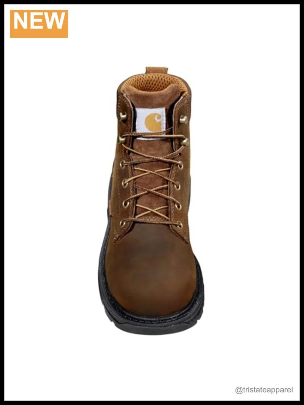 Women's Waterproof Leather Work Boot, Soft Toe, Slip Resistant, Lace Up Ankle